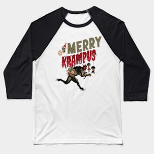 krampus Baseball T-Shirt